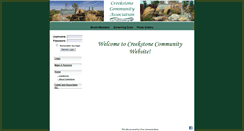 Desktop Screenshot of creekstonecommunity.org